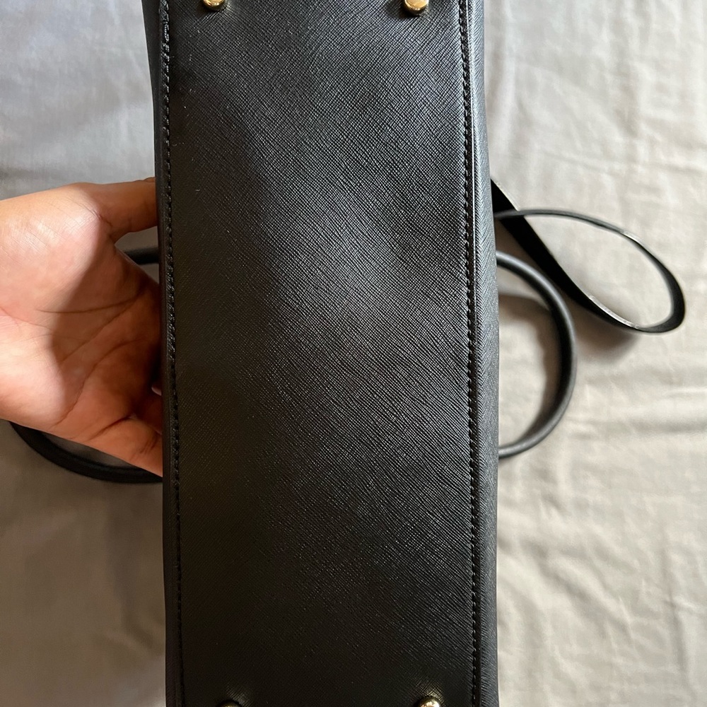 kate spade Black Saffiano Leather Satchel with Gold Hardware - Picture 5 of 5